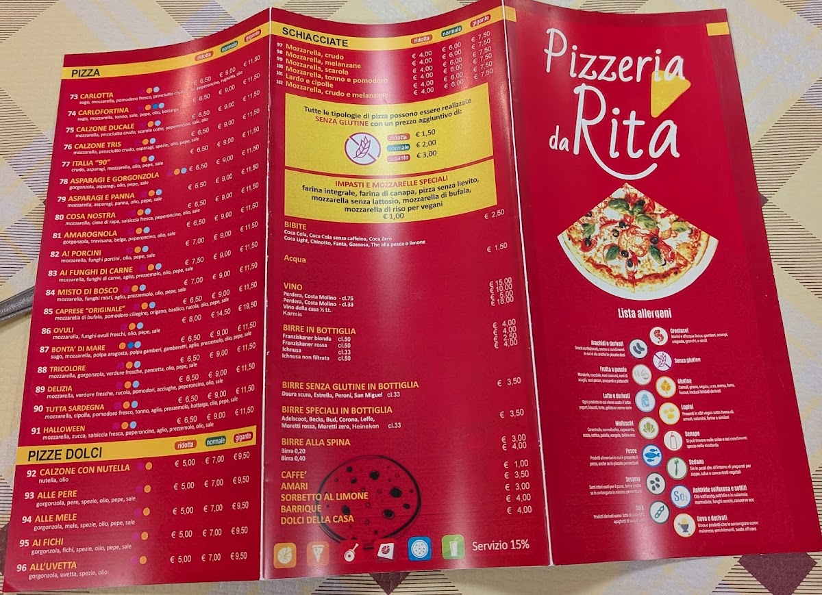 Da Rita Photo Menu 1