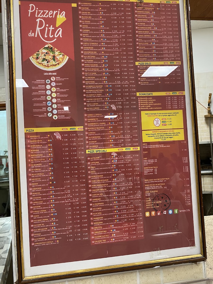 Da Rita Photo Menu 2