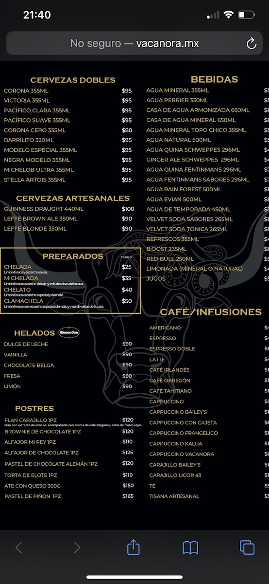 Vacanora Restaurante Photo Menu 4
