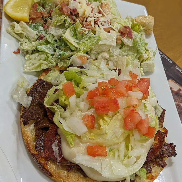 Super Donair with Caesar Salad