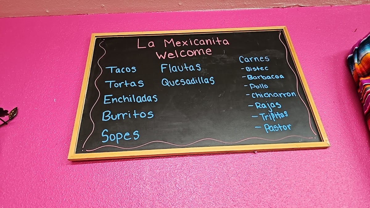 Restaurant La Mexicanita Photo Menu 3