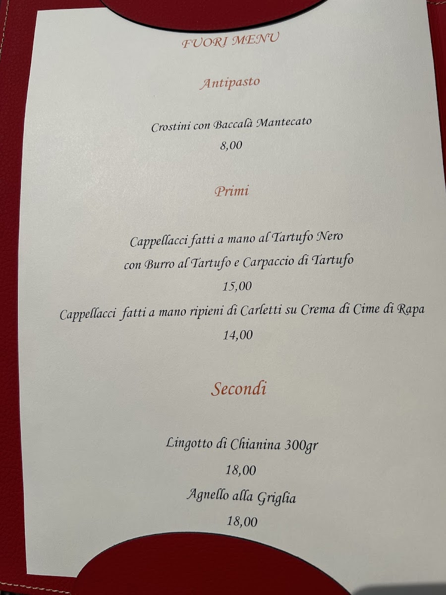 Ristorante San Marco Arquà Petrarca Photo Menu 3