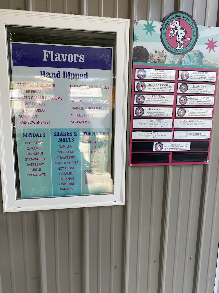 Norma Jean's Ice Cream Photo Menu 2