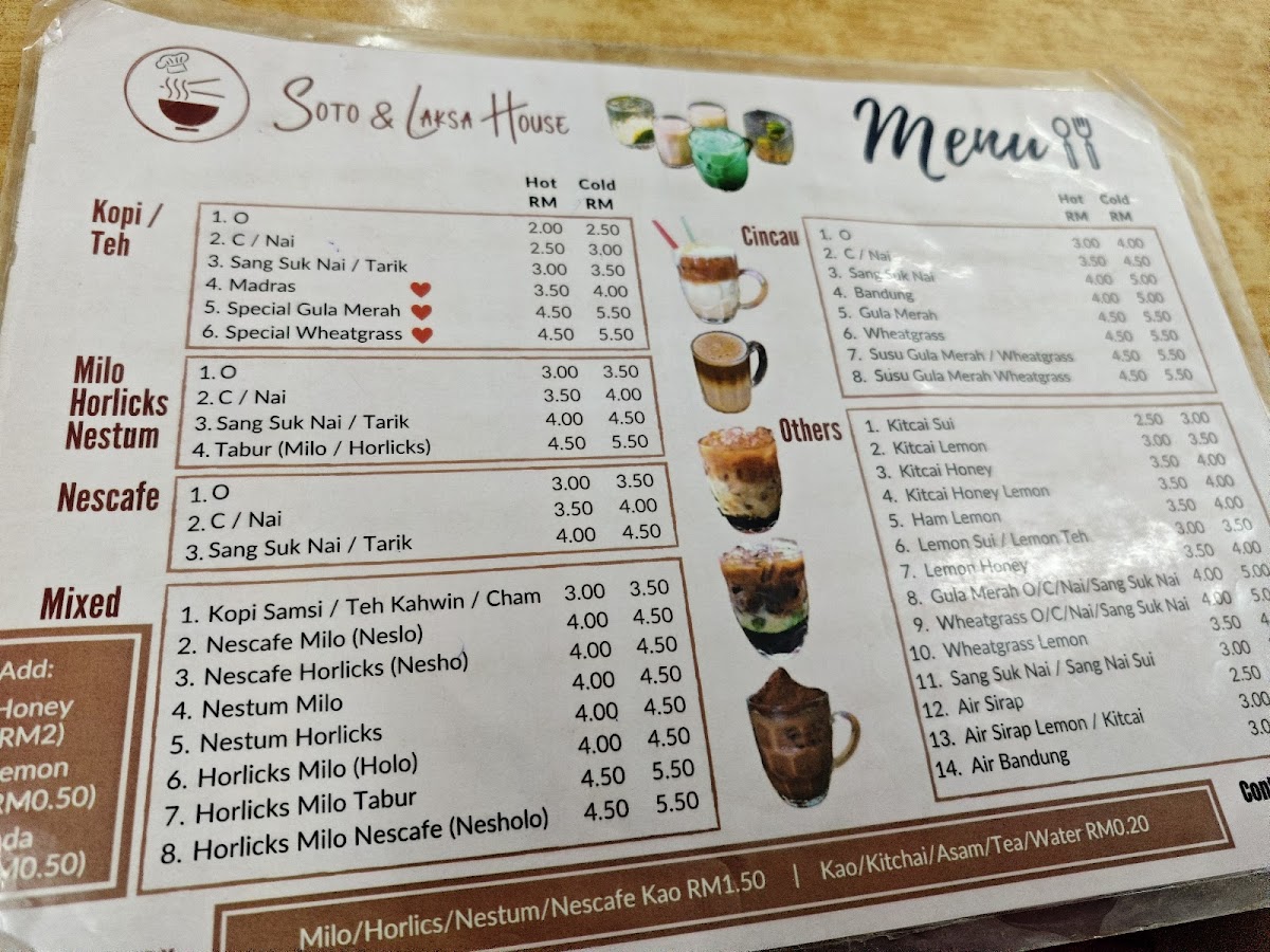 Soto & Laksa House Photo Menu 3