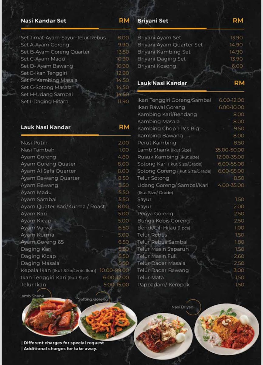 Restoran Al-Safa Nusa Sentral Photo Menu 2