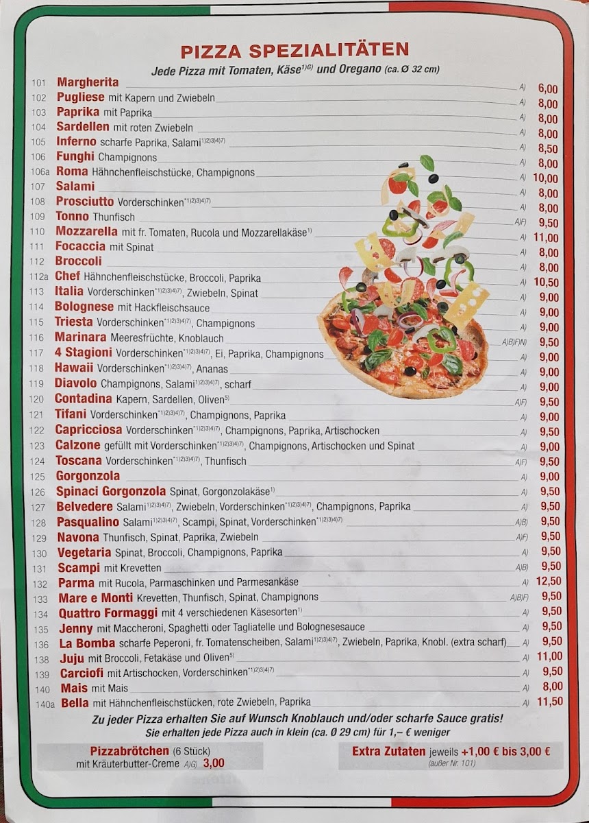 Pizzeria Juju EXPRESS Photo Menu 3