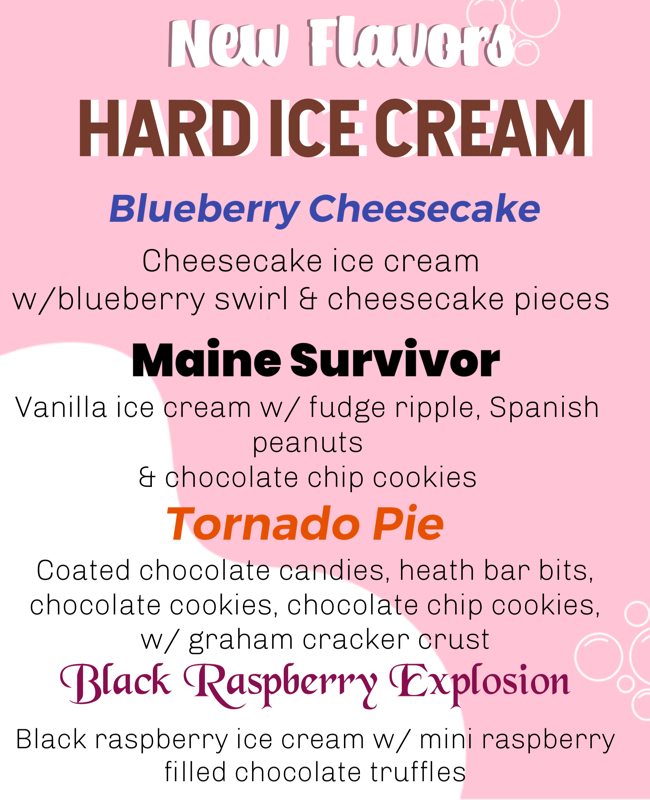 Mill Pond Dairy Bar Photo Menu 1