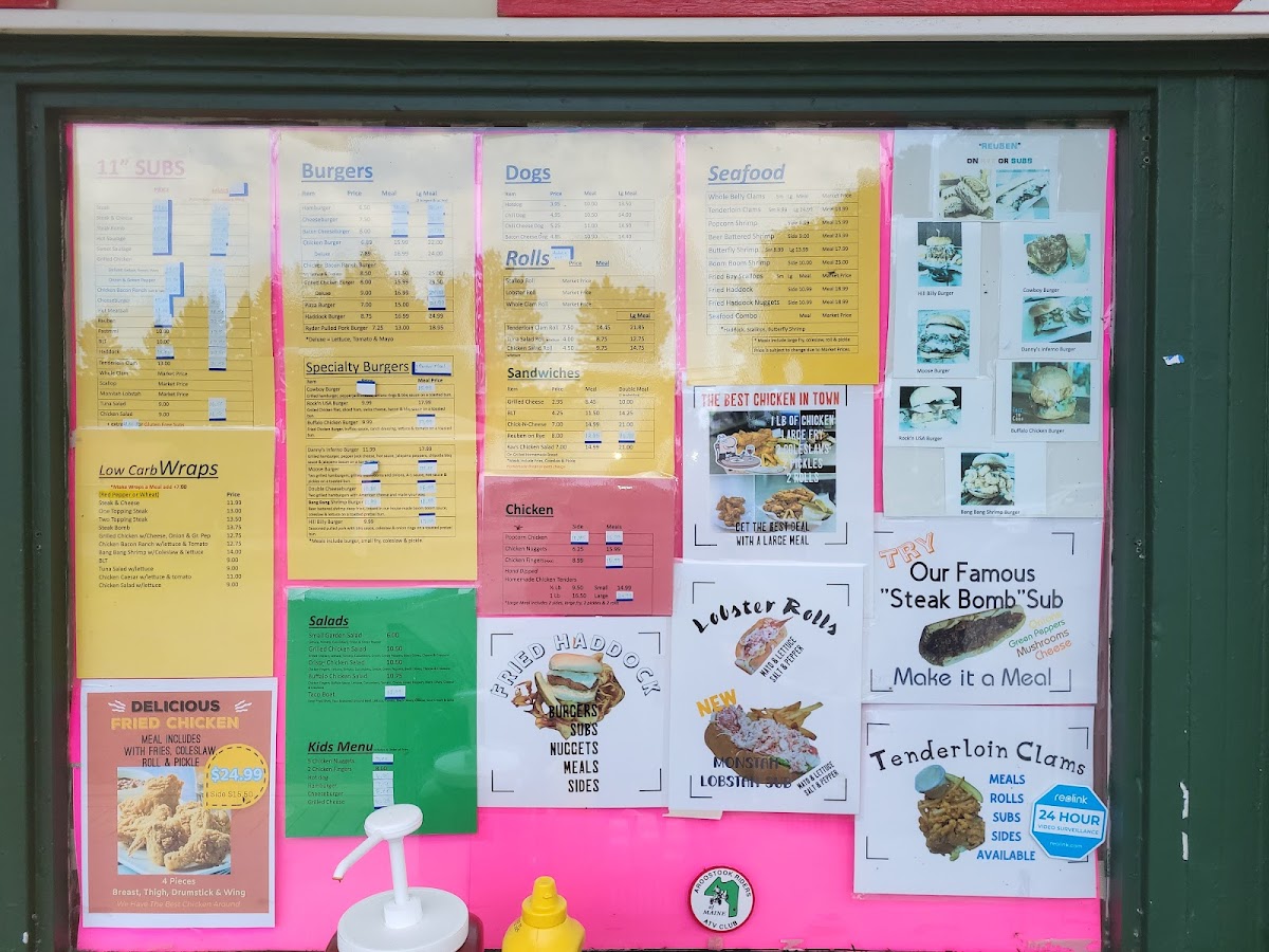 Mill Pond Dairy Bar Photo Menu 2