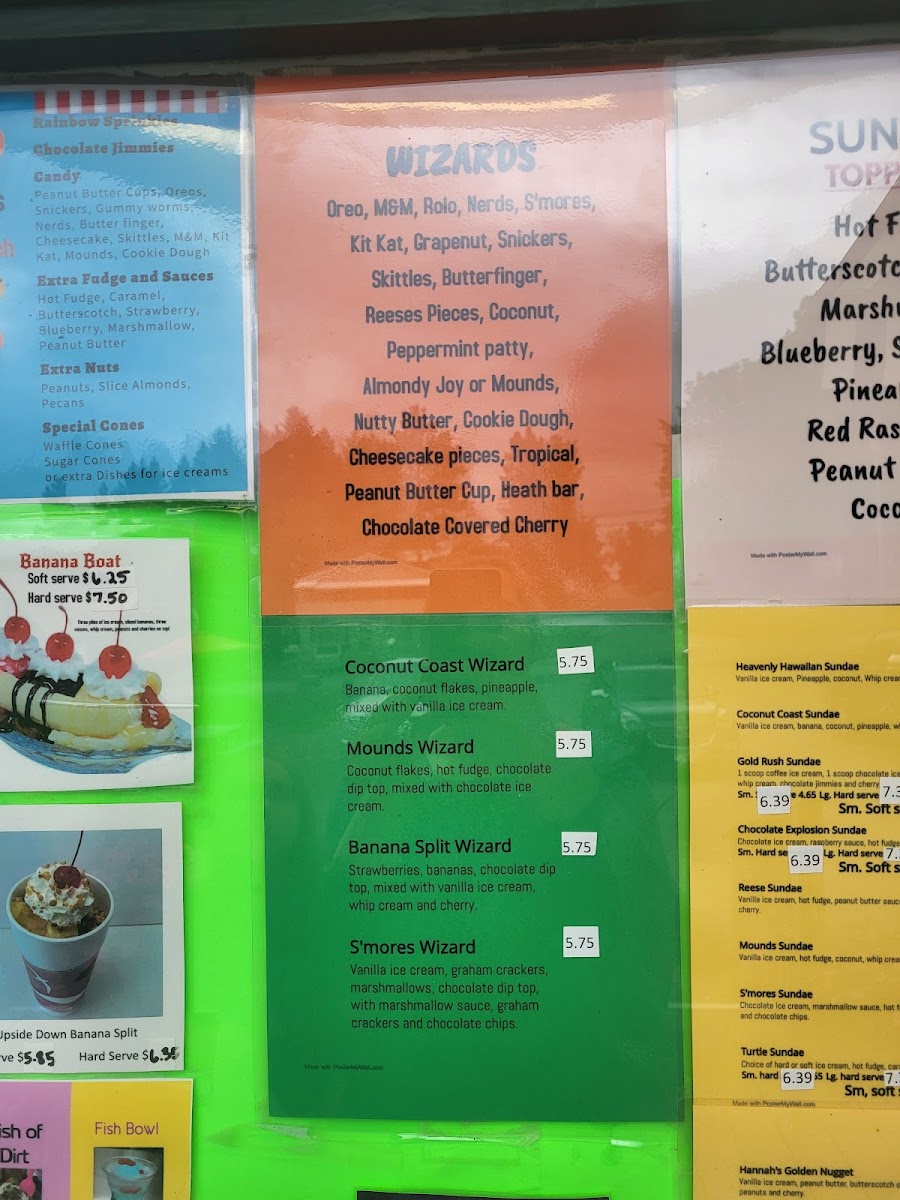 Mill Pond Dairy Bar Photo Menu 5