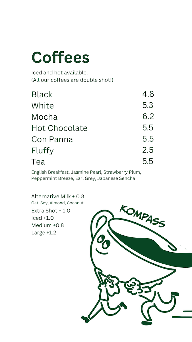 Kompass Coffee Photo Menu 8