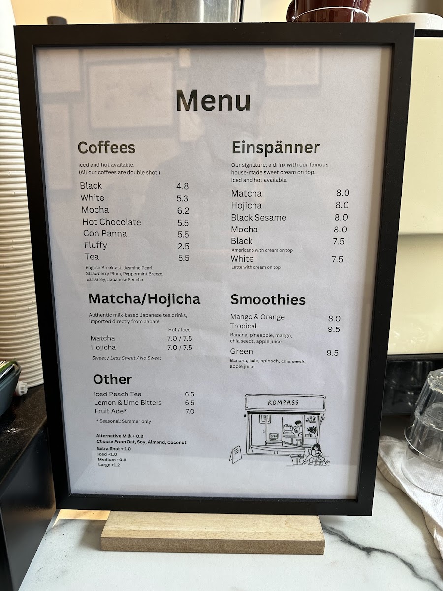 Kompass Coffee Photo Menu 9
