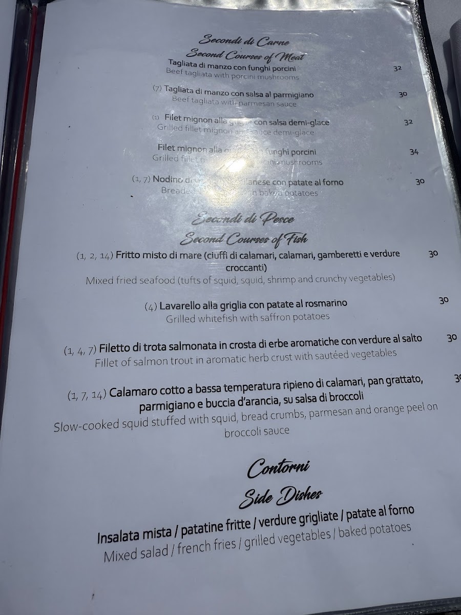 Restaurant La Terrazza Photo Menu 5