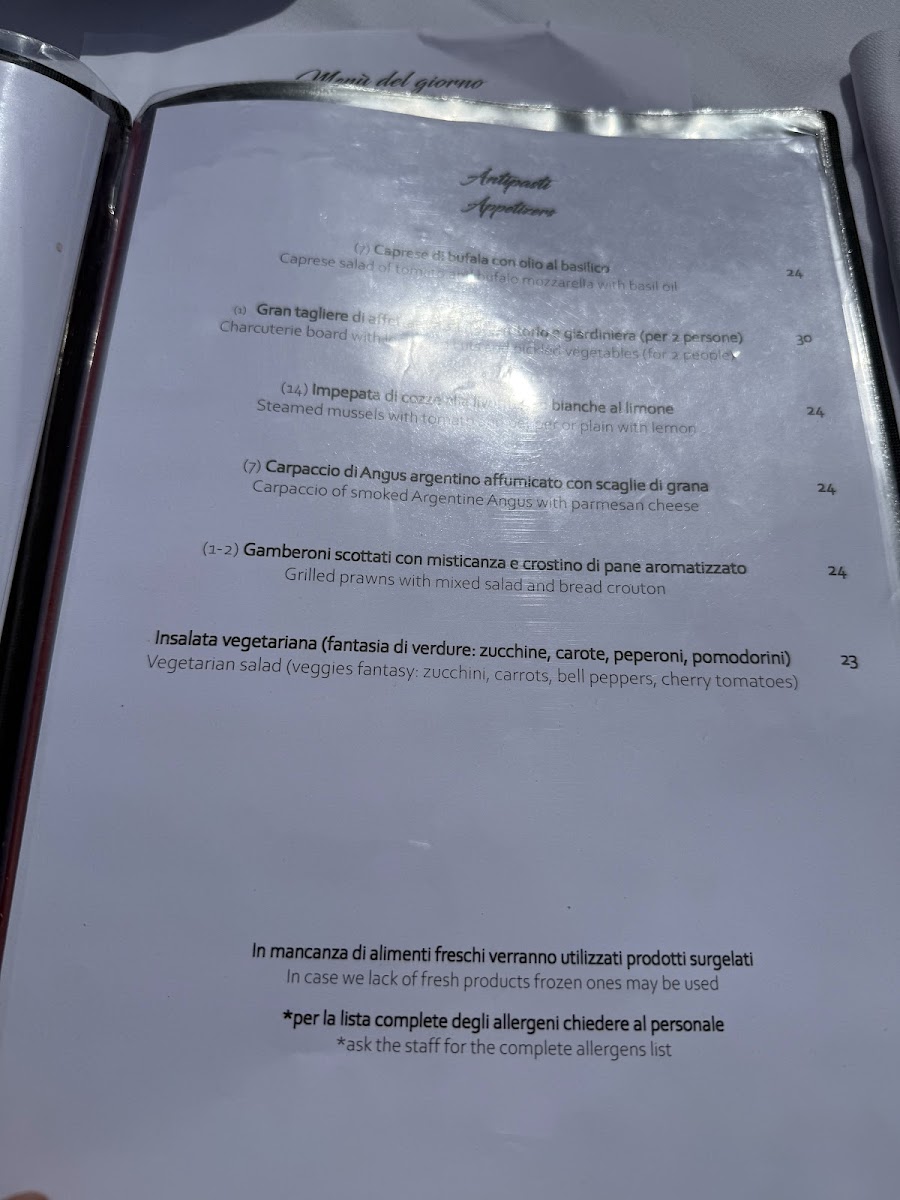 Restaurant La Terrazza Photo Menu 6