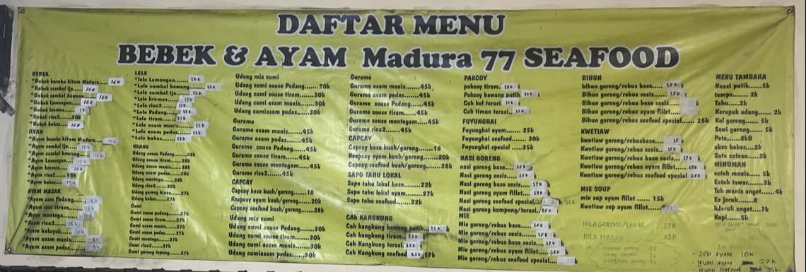 Nasi bebek dan ayam madura 77 Photo Menu 1