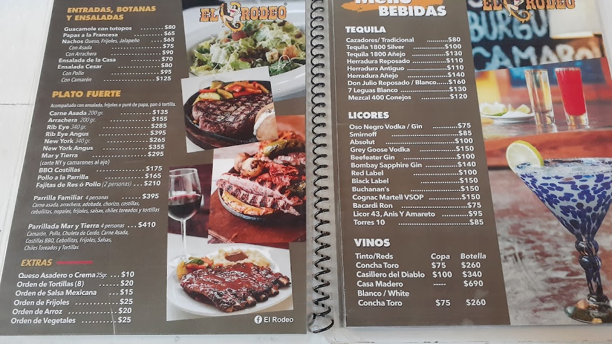 El Rodeo Photo Menu 1