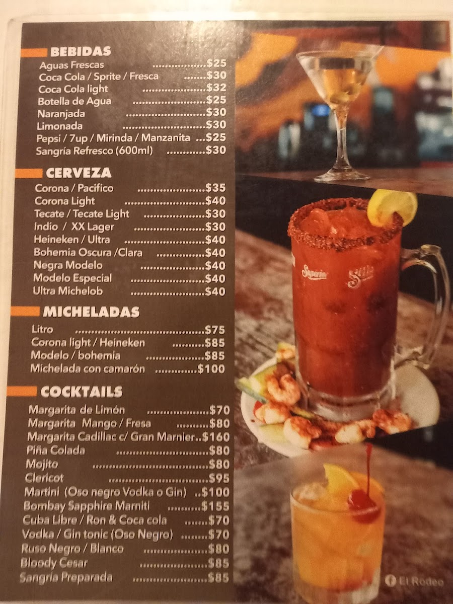 El Rodeo Photo Menu 10