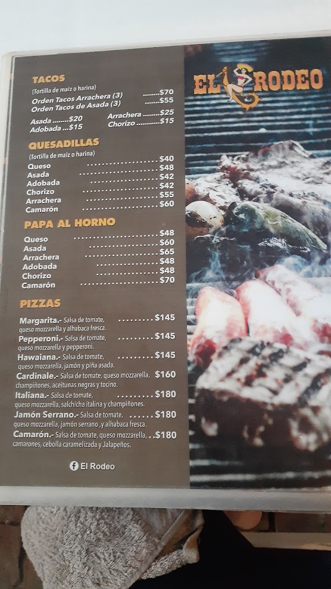 El Rodeo Photo Menu 3