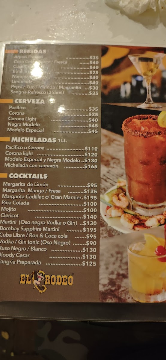 El Rodeo Photo Menu 9