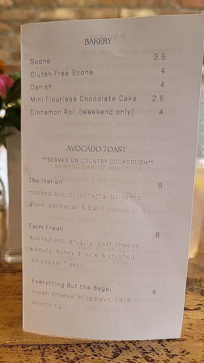 Lincoln House & Co. Coffee Shop Photo Menu 3