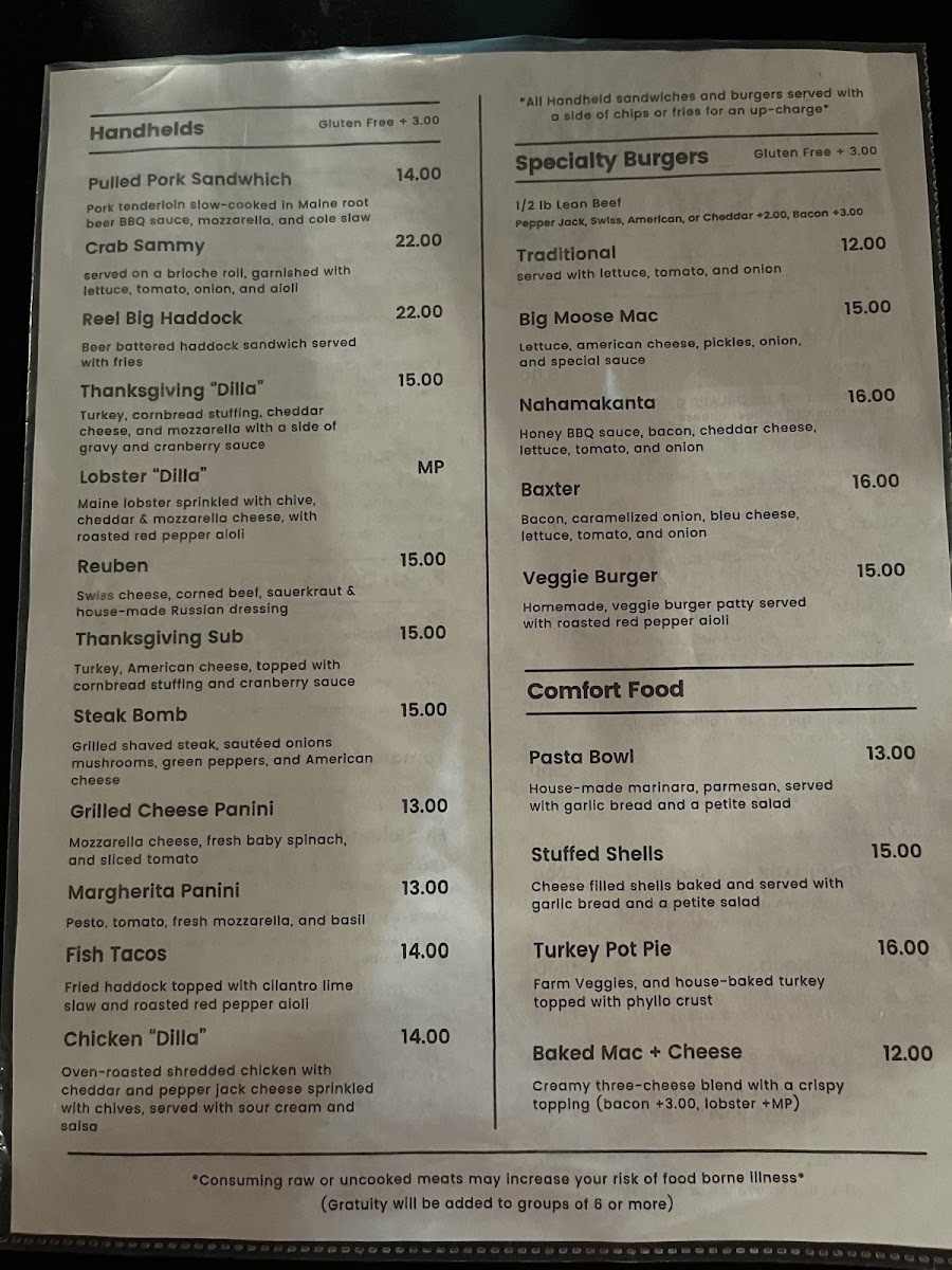 Fredericka's Restaurant and the Loose Moose Bar & Grille Photo Menu 1