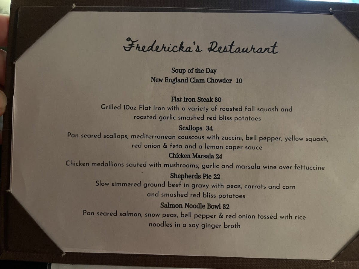 Fredericka's Restaurant and the Loose Moose Bar & Grille Photo Menu 2