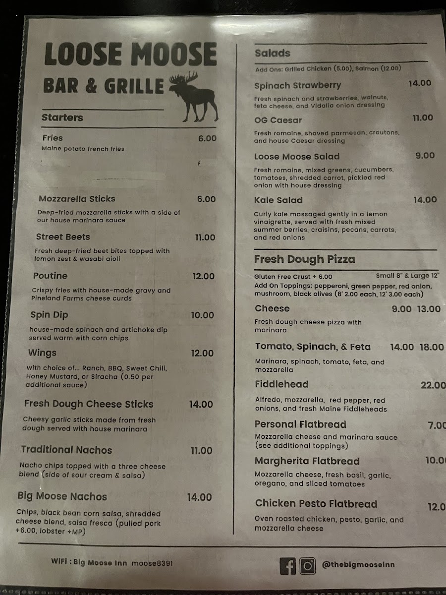Fredericka's Restaurant and the Loose Moose Bar & Grille Photo Menu 4
