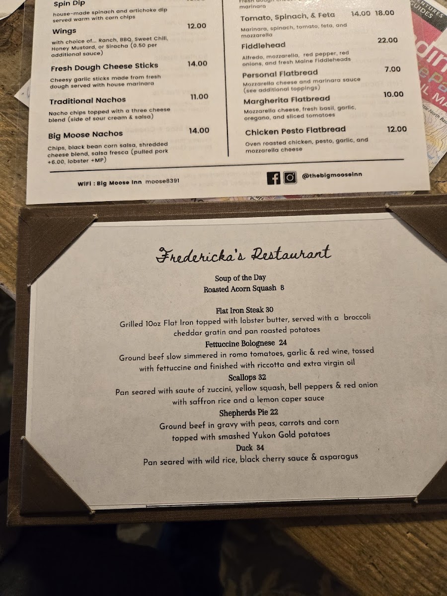 Fredericka's Restaurant and the Loose Moose Bar & Grille Photo Menu 8