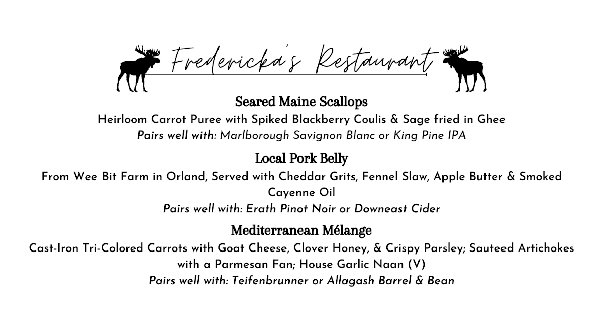 Fredericka's Restaurant and the Loose Moose Bar & Grille Photo Menu 9