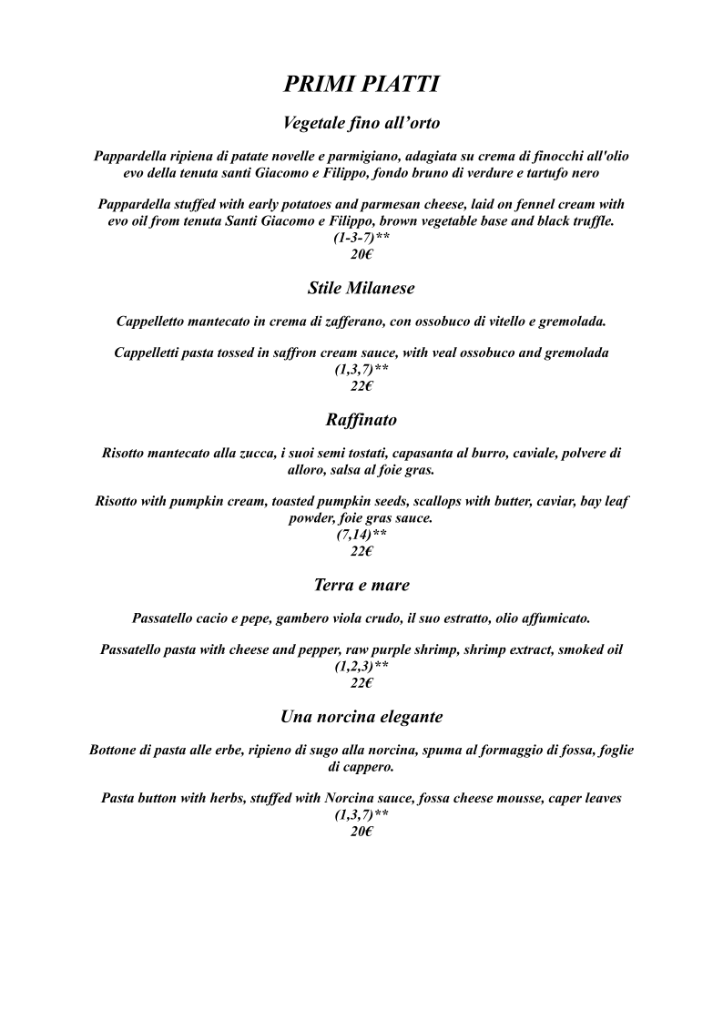 Ristorante Antica Osteria Da La Stella Photo Menu 4