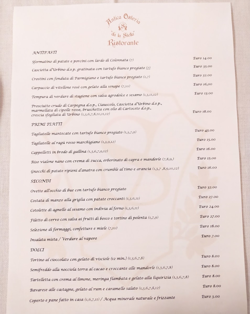 Ristorante Antica Osteria Da La Stella Photo Menu 7