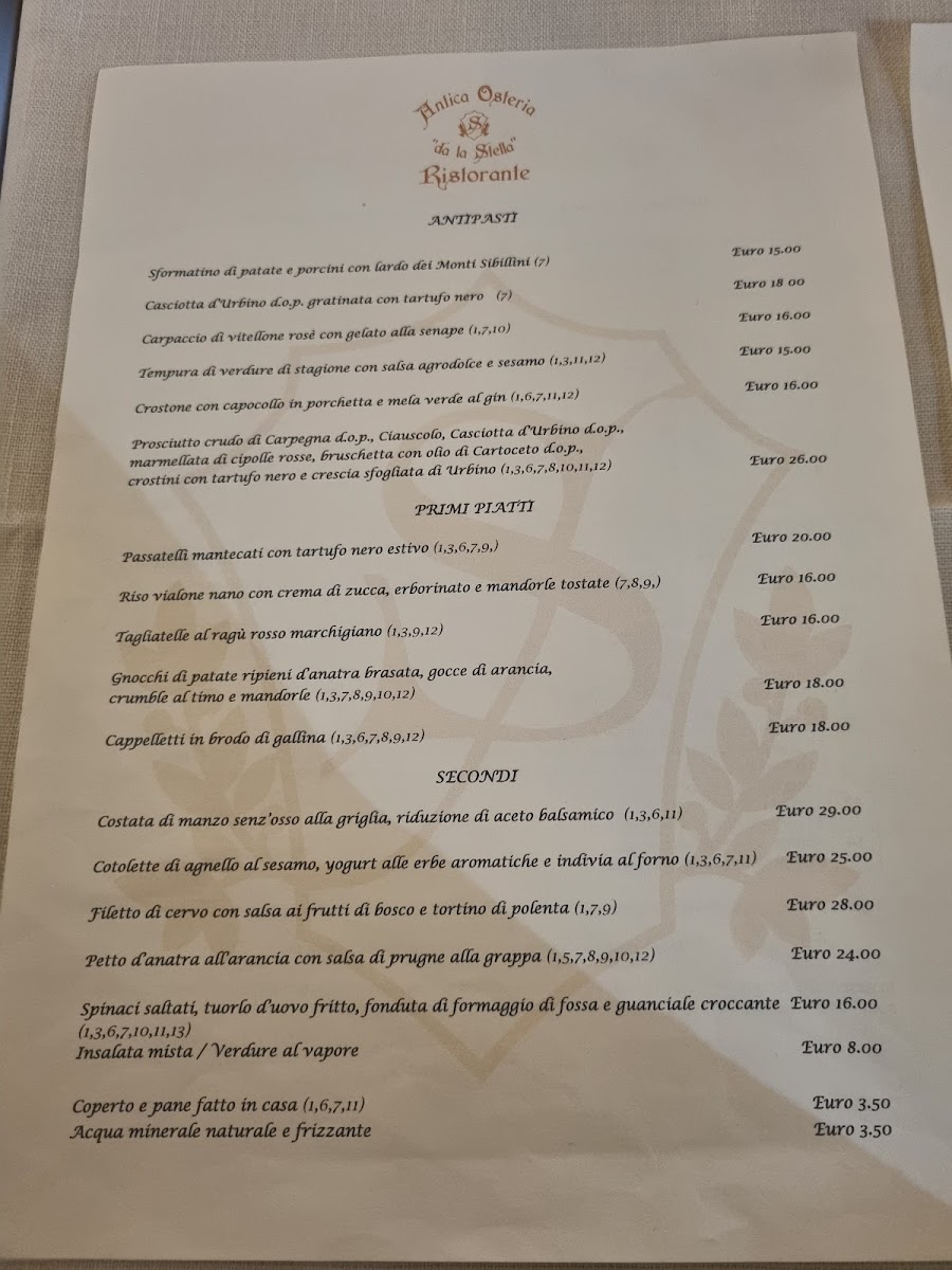 Ristorante Antica Osteria Da La Stella Photo Menu 9