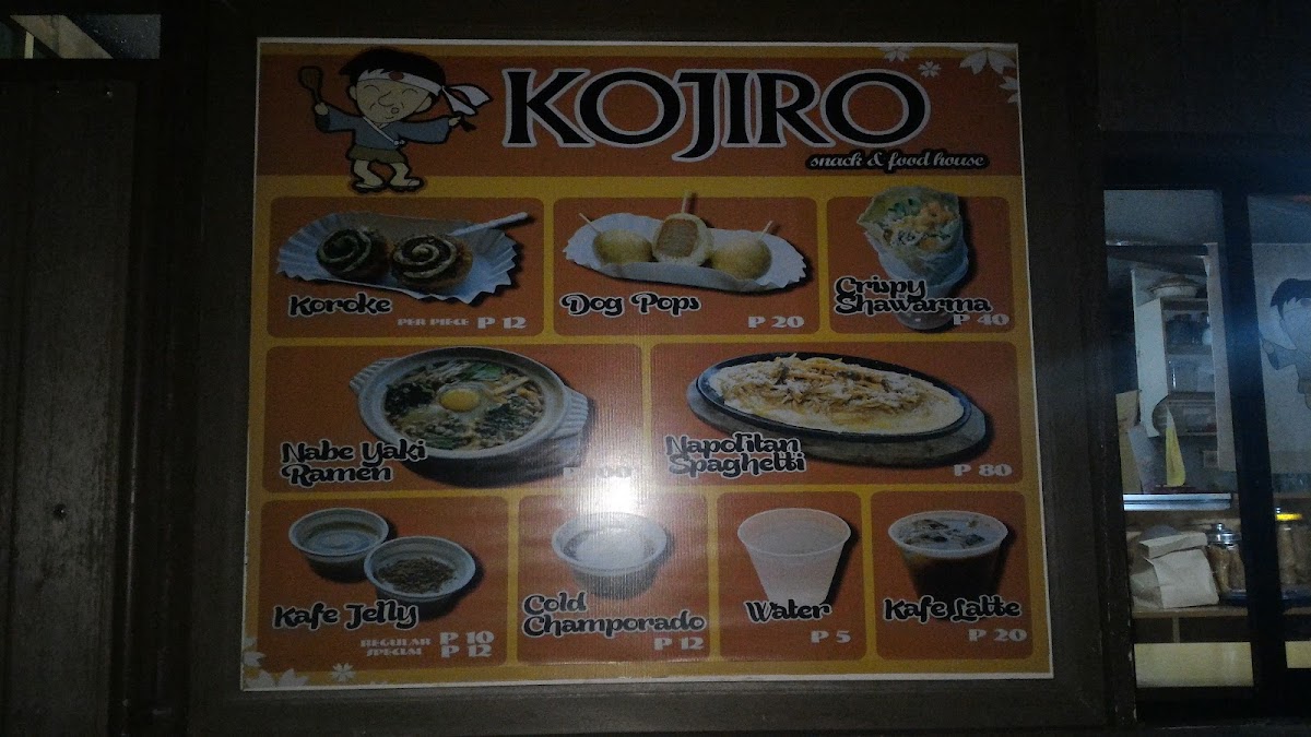 Kojiro Ojiisan Food House Photo Menu 7