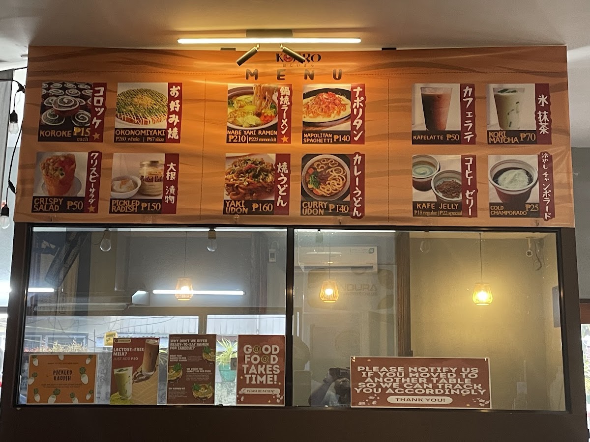 Kojiro Ojiisan Food House Photo Menu 9