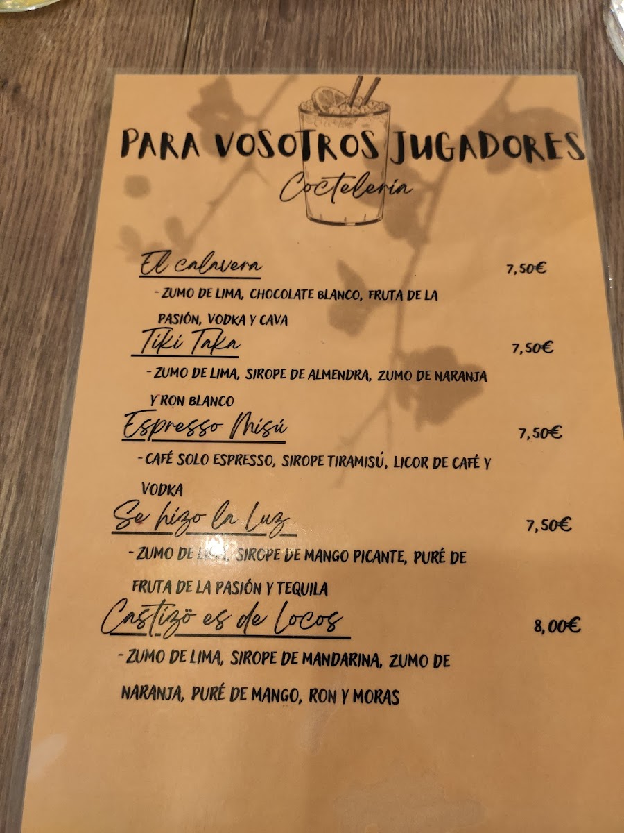 Castizö Gastrobar Photo Menu 5