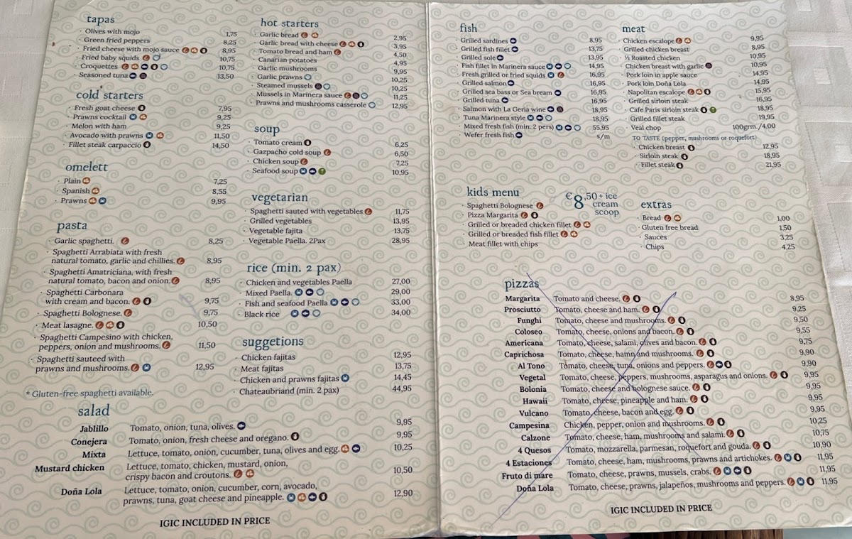 Restaurante Doña Lola Photo Menu 3