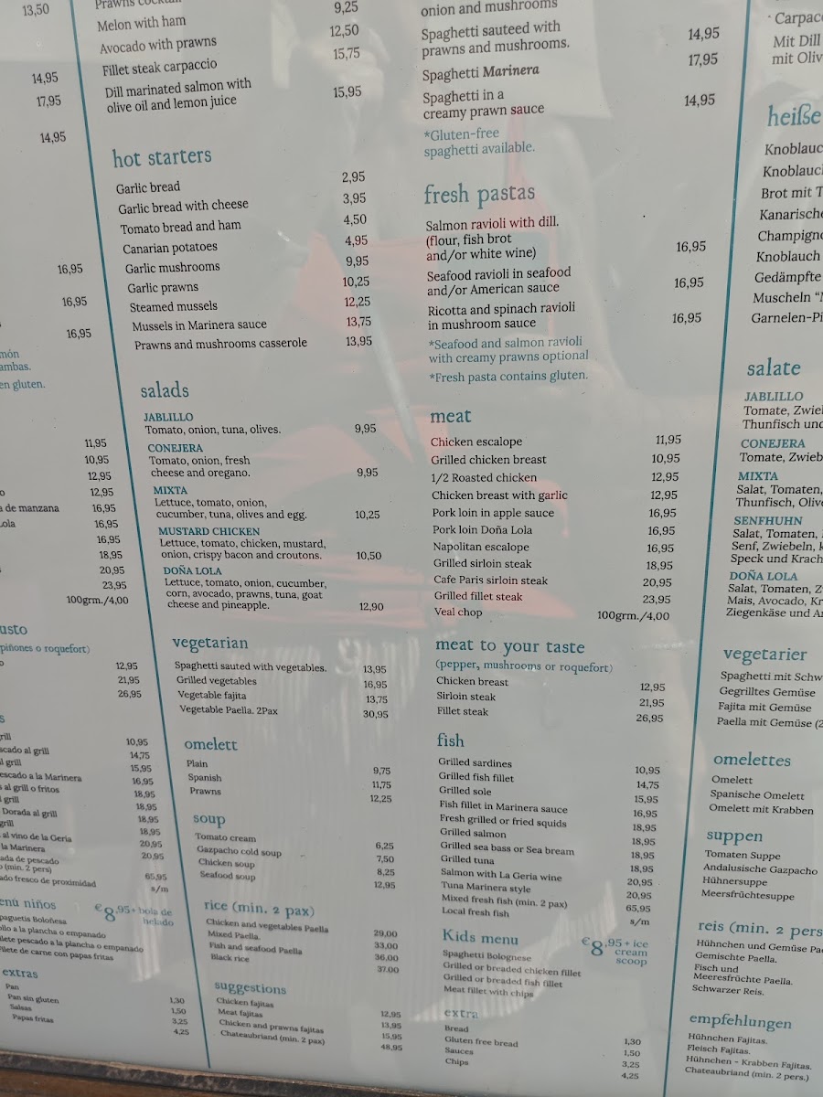 Restaurante Doña Lola Photo Menu 9