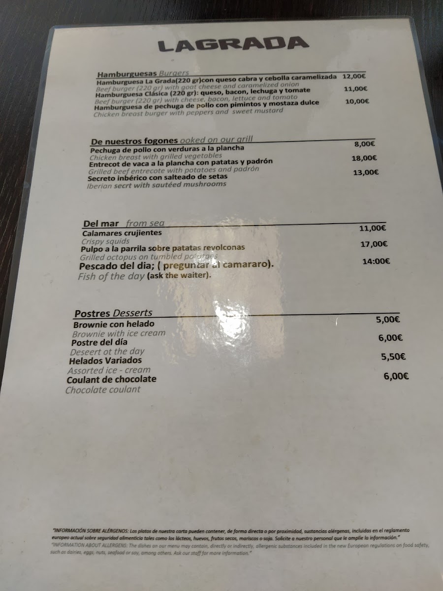 La Grada Photo Menu 8
