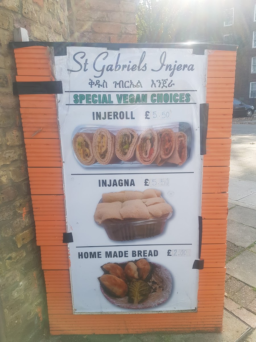 St Gabriels Injera Photo Menu 3