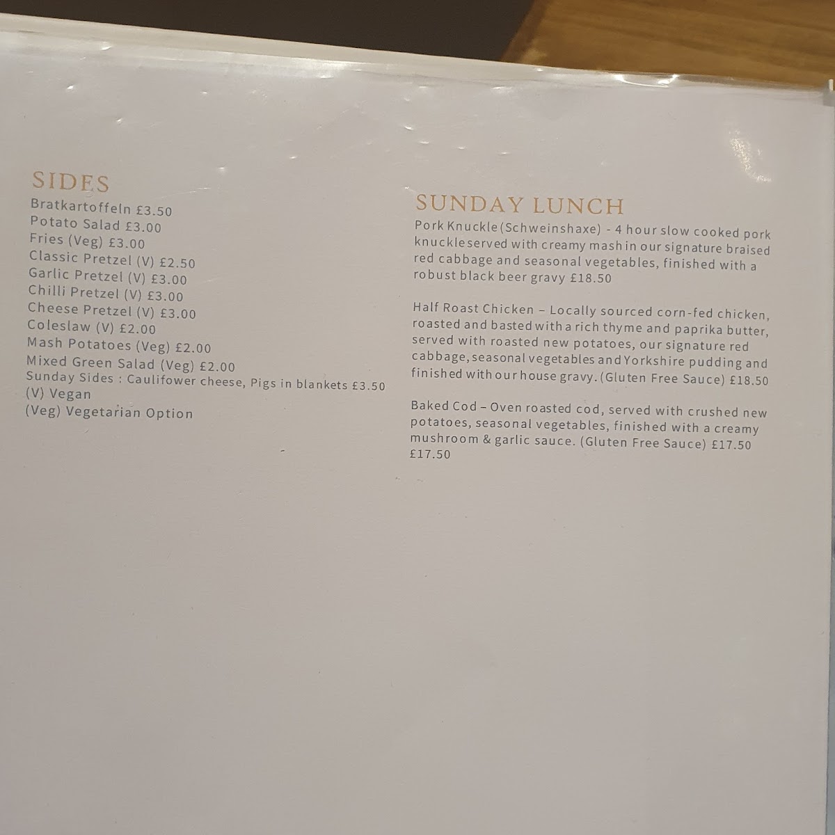 Lytham Bierhaus Ltd Photo Menu 6
