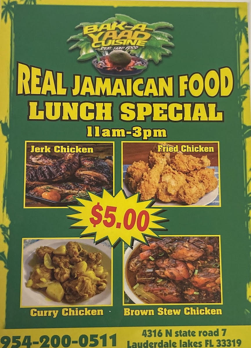 Bak A Yaad Cuisine Photo Menu 4