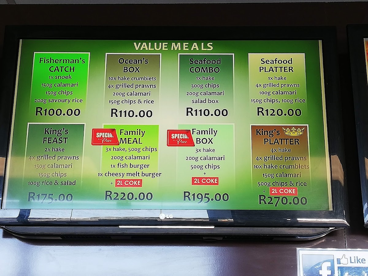 Fillet King Photo Menu 7
