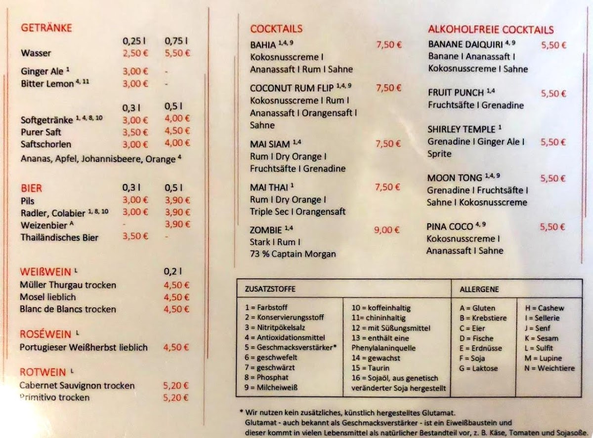 Siam Thairestaurant Photo Menu 10