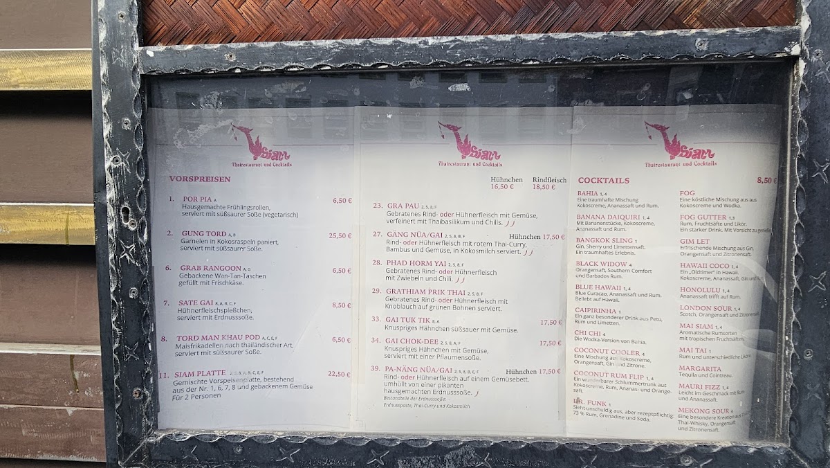 Siam Thairestaurant Photo Menu 9