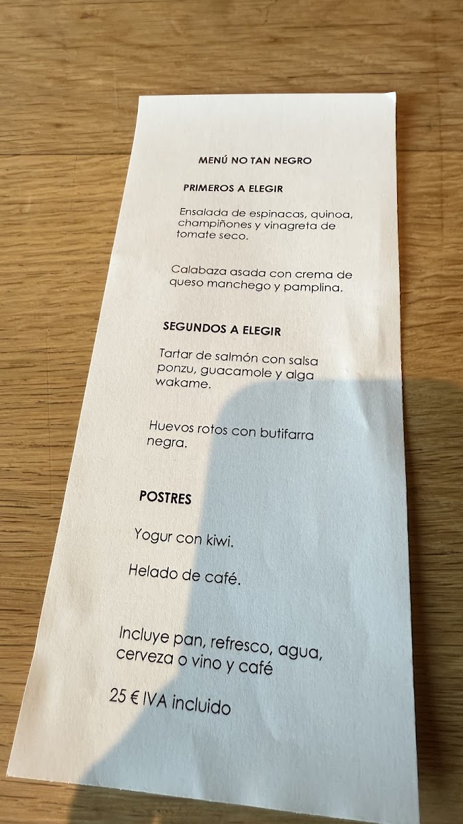 Restaurant Negro Rojo Photo Menu 2