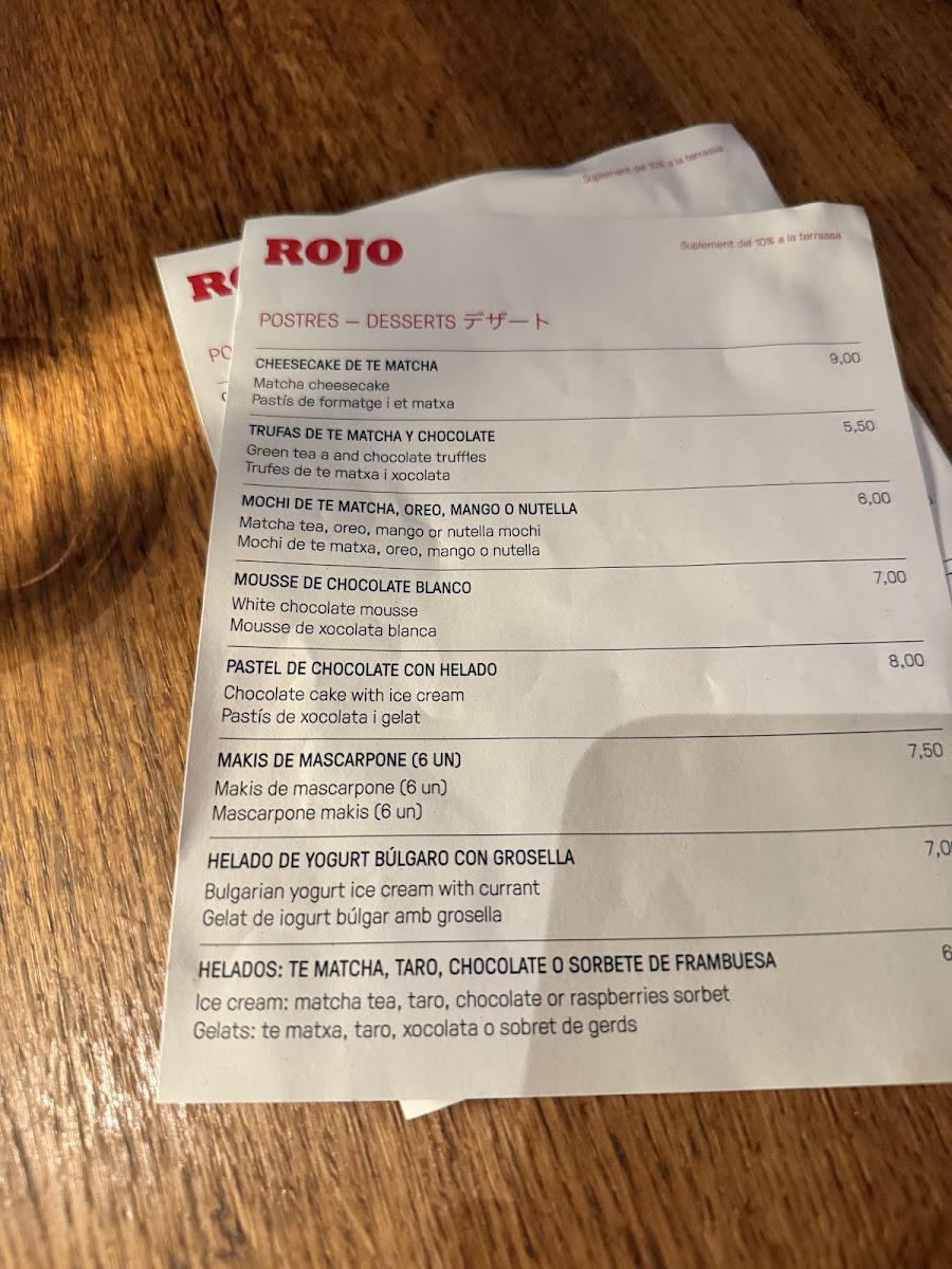 Restaurant Negro Rojo Photo Menu 3
