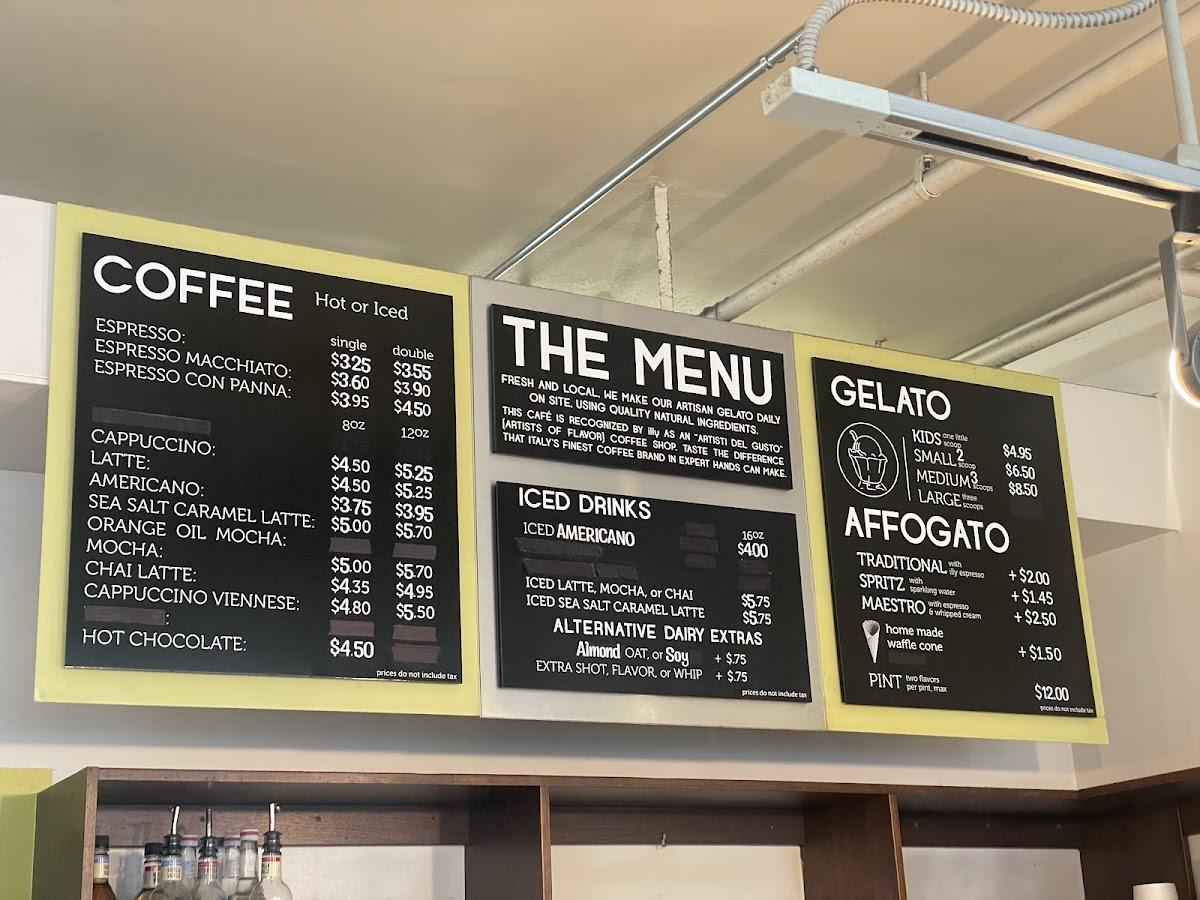 Bottega Gelato Photo Menu 4