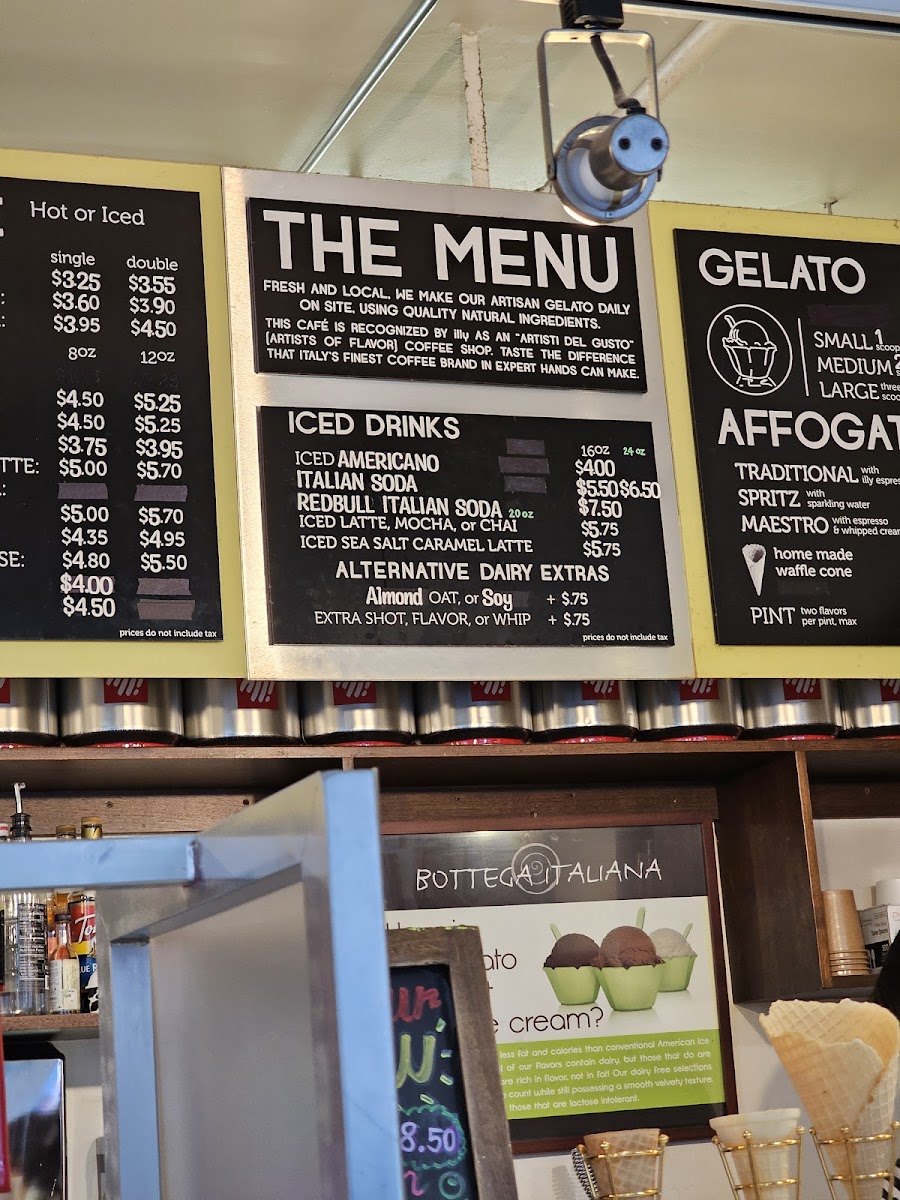 Bottega Gelato Photo Menu 5