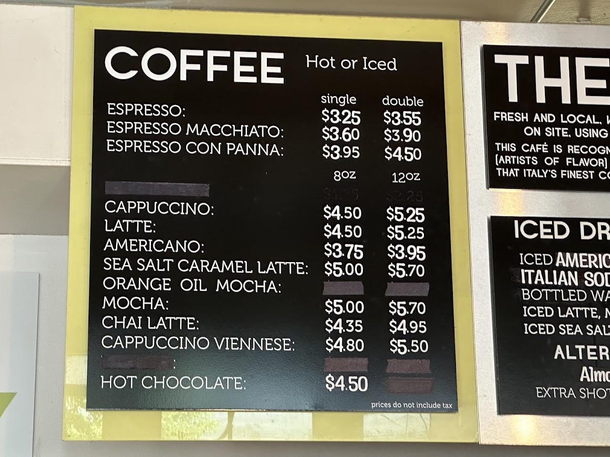 Bottega Gelato Photo Menu 6