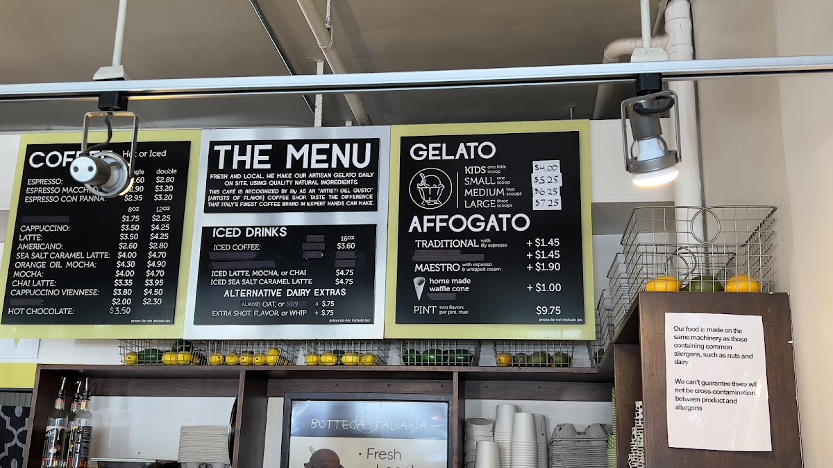 Bottega Gelato Photo Menu 7
