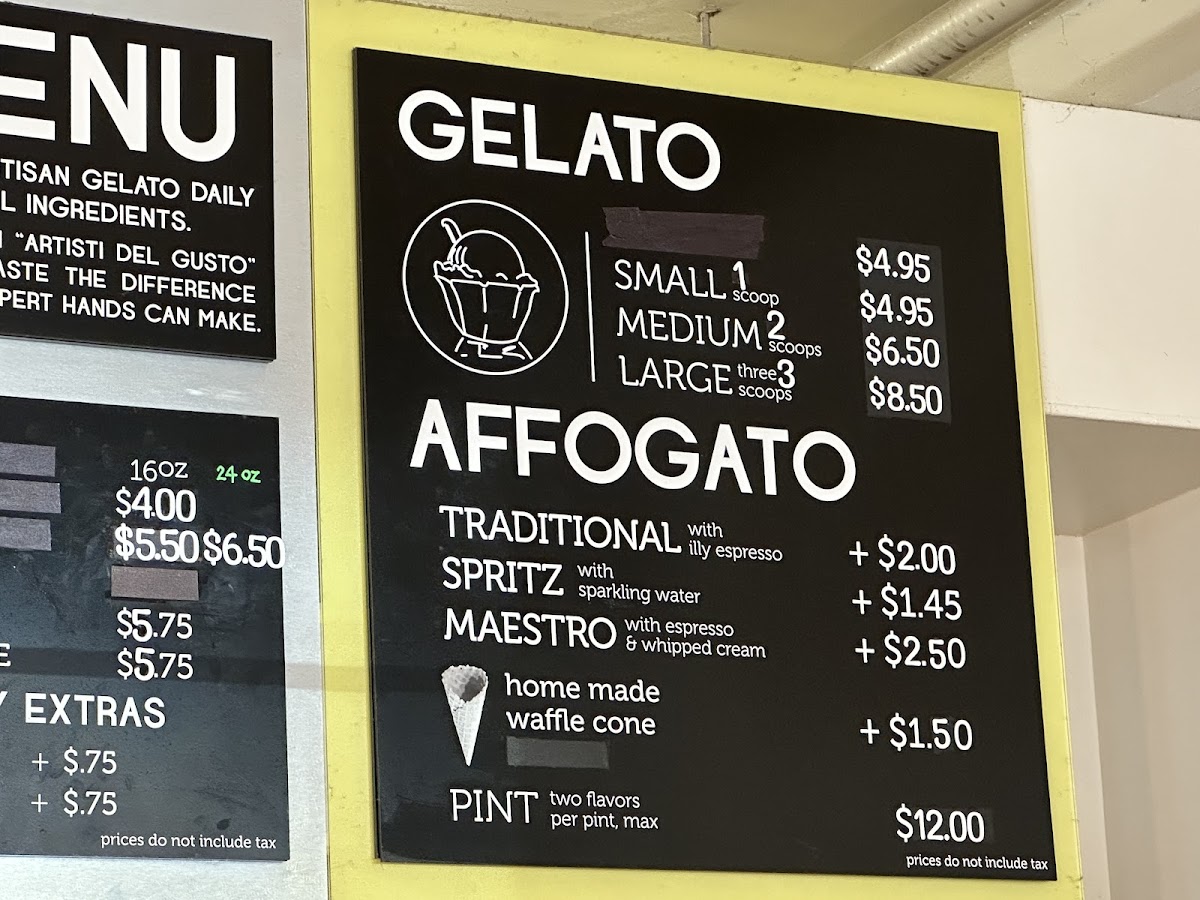 Bottega Gelato Photo Menu 8